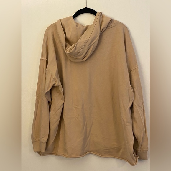 Aerie Pullover Lace Up Hoodie Sweatshirt/Swim Cover up Size XS S46 - Picture 5 of 6